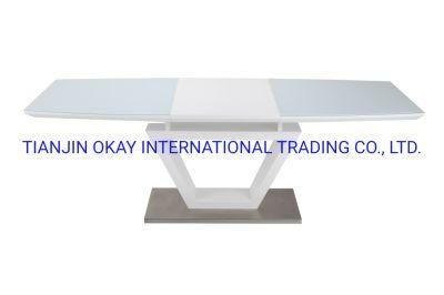 Multifunctional Small Apartment Steel-Wood Dining Table and Chair