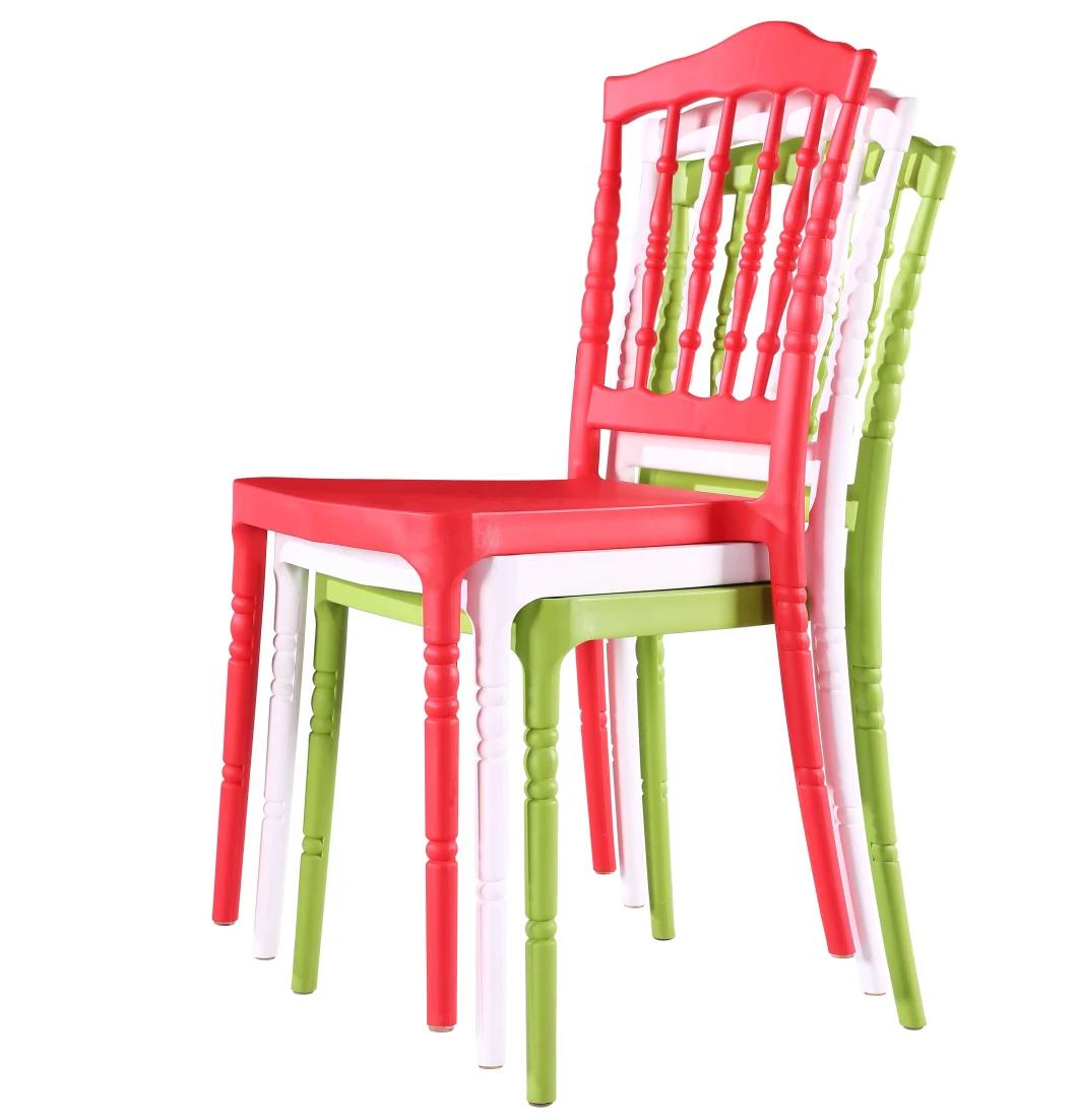 High Quality Best Price Dining Room Furniture Stackable Dining Chairs PP Plastic Chair