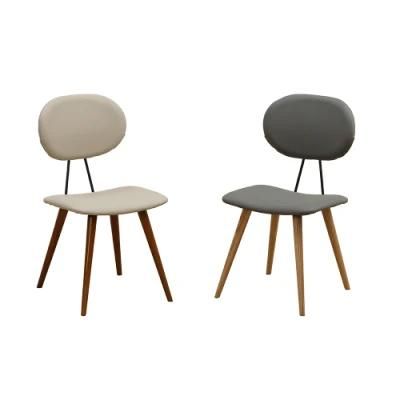 Modern Solid Wood PU Dining Room Chair