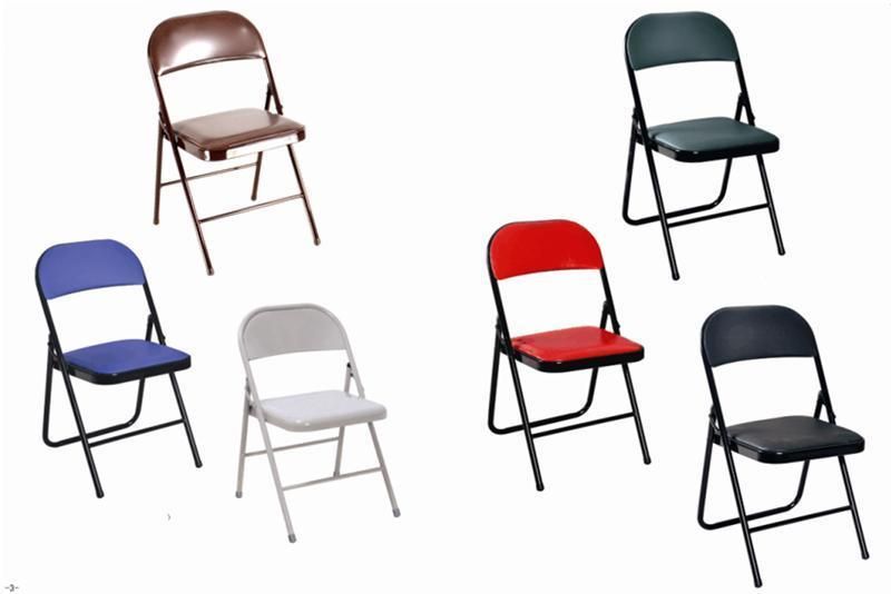 Plastic Sponge Metal Frame Commercial Garden Outdoor Events Folding Chair