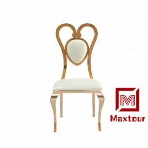 Romantic Heart Shape Back Wedding Chairs for Party Event