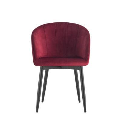 Wholesale Luxury Nordic Cheap Indoor Home Furniture Room Restaurant Velvet Modern Dining Chair