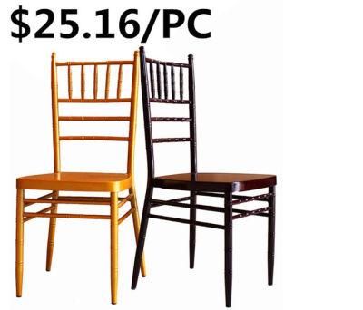 Best Value Metal Hotel Garden Wedding Activity Banquet Chiavari Chair