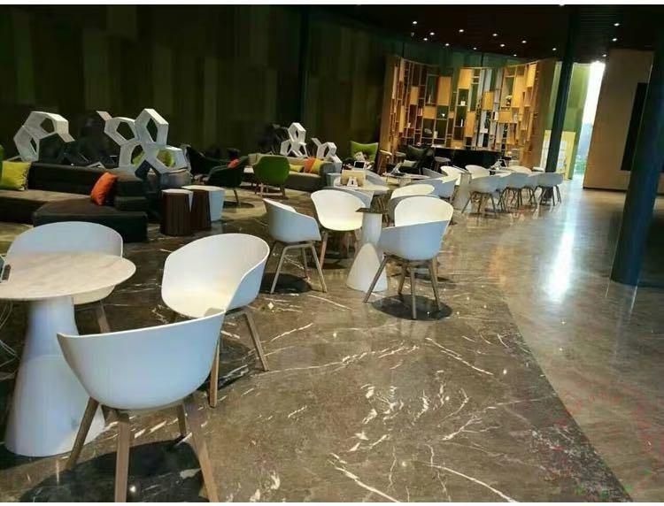 Restaurant Furniture Colorful Metal Legs Cheap Plastic Dining Chair