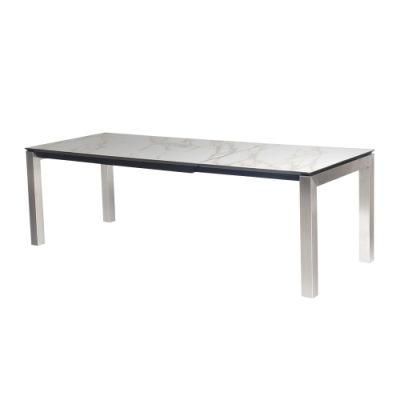 Customized Glass Furniture Modern Dining Table