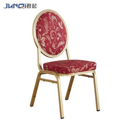 High Quality Factory Price Stacking Golden Modern Aluminium Banquet Chair