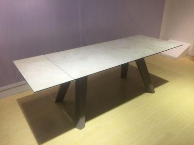 Factory Extension Modern Dining Table Based Ceramic