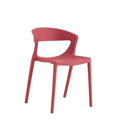 High Quality Dining Room Coffee Shop Modern Velvet Chair with Plastic Leg