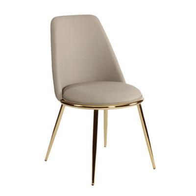 Restaurant Tables and Chairs Furniture Sedie Office Chaise with Gold Legs Wholesale Dining Chairs