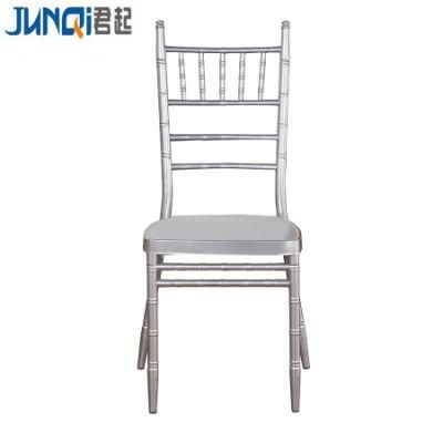 Wholesale Stacking Gold Metal Wedding Chiavari Chair for Hotel