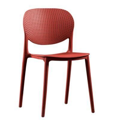 Plastic Chair Chromed Legs Chaises Salle a Manger 6 Restaurant Chair Sets