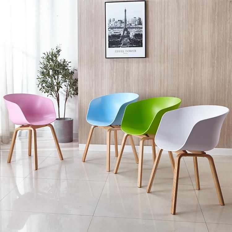 Manufacturers Wholesale Living Room Furniture Pink PP Dining Chair