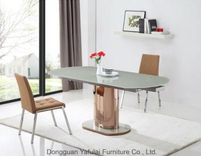 Modern Classic Glass MDF Dining Table Furniture