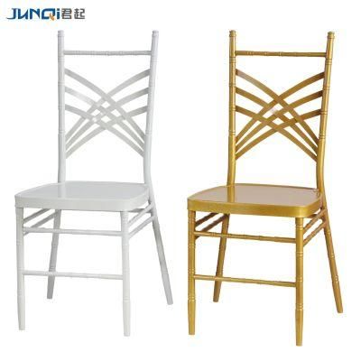 Events Party Aluminum Stacking Sliver Chiavari Chair
