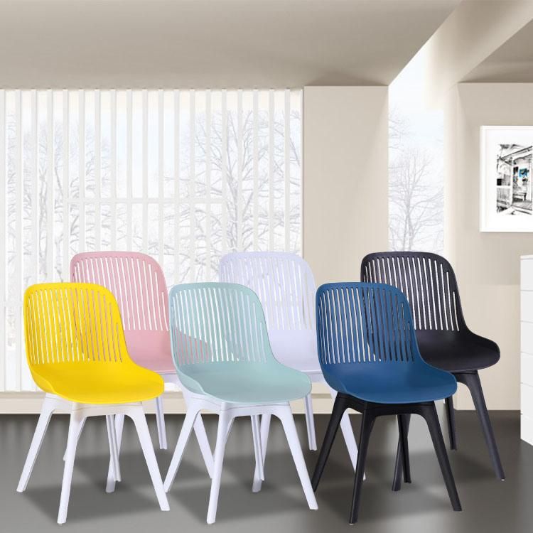 Modern Dining Room Furniture Leisure PP Plastic Chair Stacking Dining Chair Wholesale Cheap Price