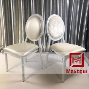 Romantic White Event Party Wedding Chairs for Bride Decoration
