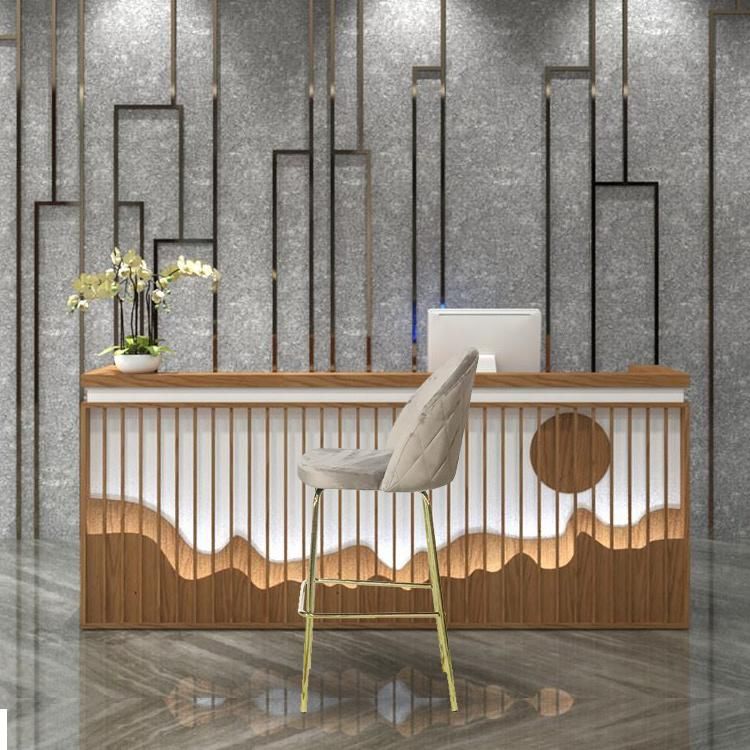 American Modern Velvet High Bar Chair