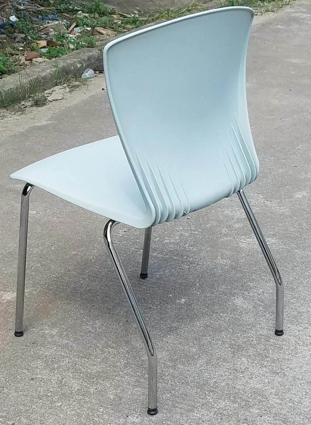 Modern Furniture Metal Leg Plastic Student Chair
