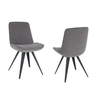Wholesale Hot Selling Home Furniture Metal Fabric Dining Chair