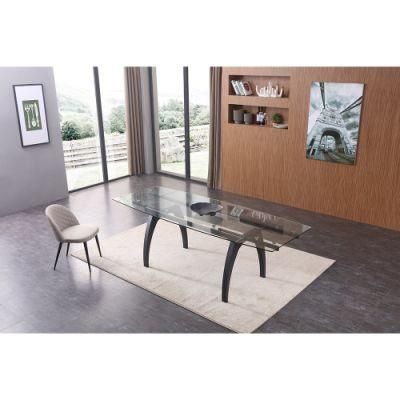 Modern Extension Cymbate Furniture Restaurant Dining Table