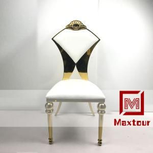 Special Style Fanshaped Stainless Steel Hotel Dining Chair with High Quality