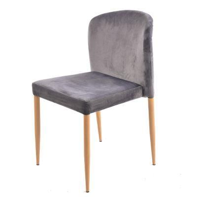 Dining Chairs Modern Dining Room Sets Indoor Furniture Leisure Cafe Chaise Velvet Metal Chairs in Chairs