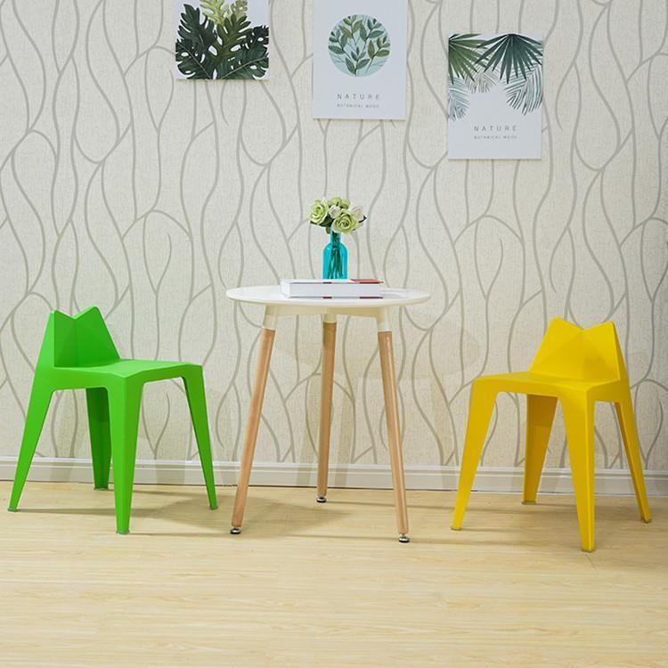 Home Stackable Stools Furniture Sillones Plastic Chaise Coffee Dining Chair