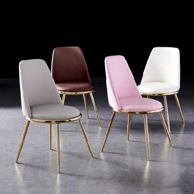 Comfortable PU Leather High Back Good Looking Dining Chair