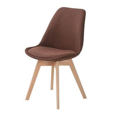 Upholstered PU White Black Nordic Cheap Indoor Home Furniture Wooden Leather Room Modern Restaurant Dining Chair