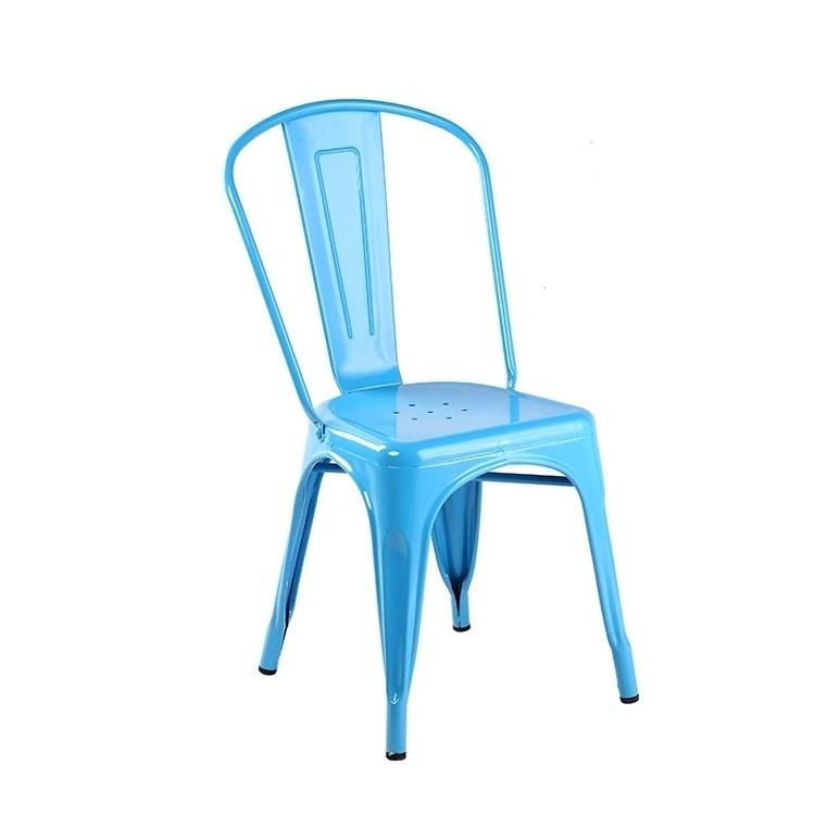 Classic Design Industrial Style Vintage Metal Dining Chair