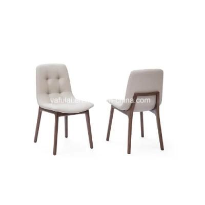 Hot Sale Modern Wood PU Dining Chair for Home Restaurant Hotel