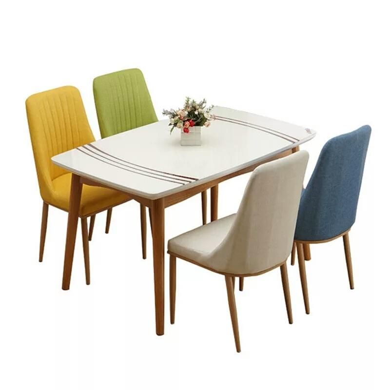 Luxury Home Furniture Cheap Price Fabric Velvet Modern Dining Room Chairs Wholesale