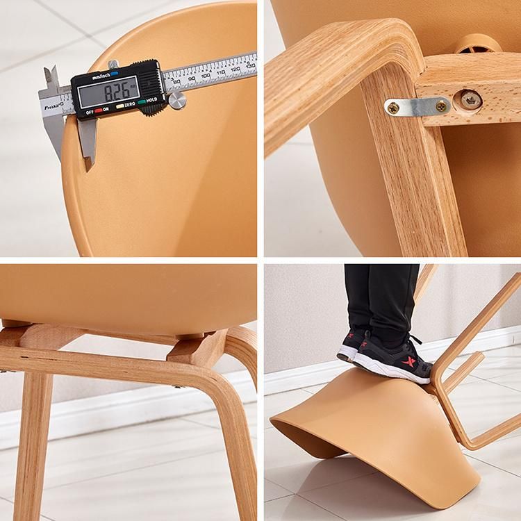 Manufacturers Wholesale Living Room Furniture Pink PP Dining Chair