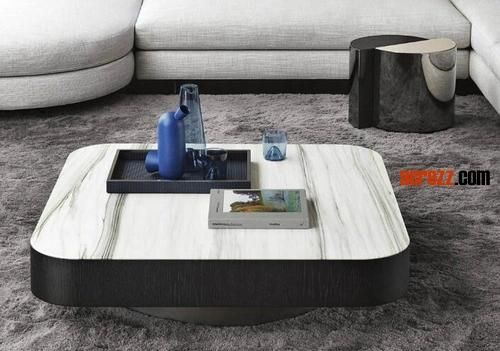China Modern Design Livingroom Diningroom Side Marble Tabletop Milton Coffee Table