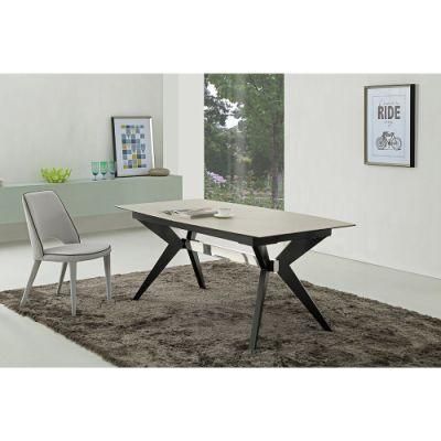 Modern Tempered Glass Dining Room Table