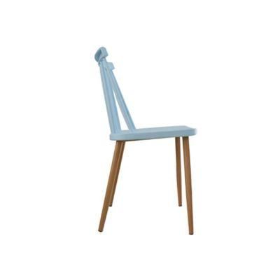 Mobilier Fast Food Wholesale Dining Room Furniture Decorative Plastic Metal Chairs for Restaurant