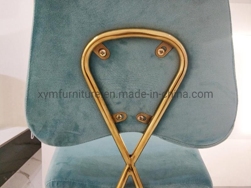 European Style Fashion Design Event Party Stainless Steel Frame Dining Chair