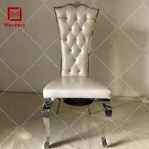 High Back King Queen Stainless Steel Chair for Hotel Sell by Chinese Factory with High Quality