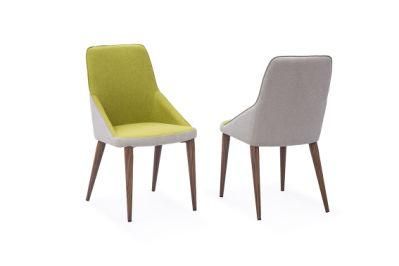 Home Hotel Restaurant Cafe Furniture Metal Fabric Dining Chair