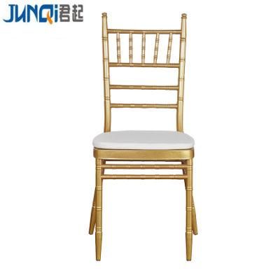 Hotel Used Metal Chiavari Chair with Cushion