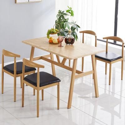 Cheap Wholesale Solid Beech Wooden Cafe Dining Used Restaurant Chair for Restaurant