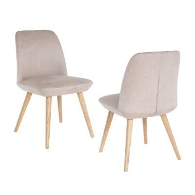 Ash Wooden Legs Dining Chair for Home