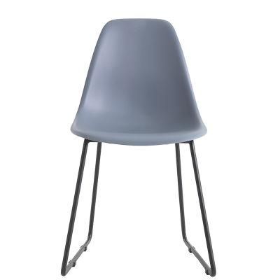 Children&prime;s Chair Modern High Back Single Chair Wooden Legs Dining Plastic Chairs for Restaurants