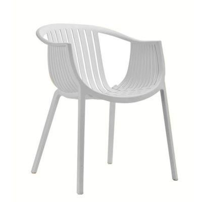 Chaise Restaurant PAS Cher Outdoor Party Tables and Chairs White Vicker Style Plastic Dining Arms Chair