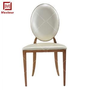 Stainless Steel PU Leather Hotel Banquet Hall Dining Chair for Wedding Party of High Quality