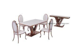 Stainless Steel Marble Top Hot Selling Furniture
