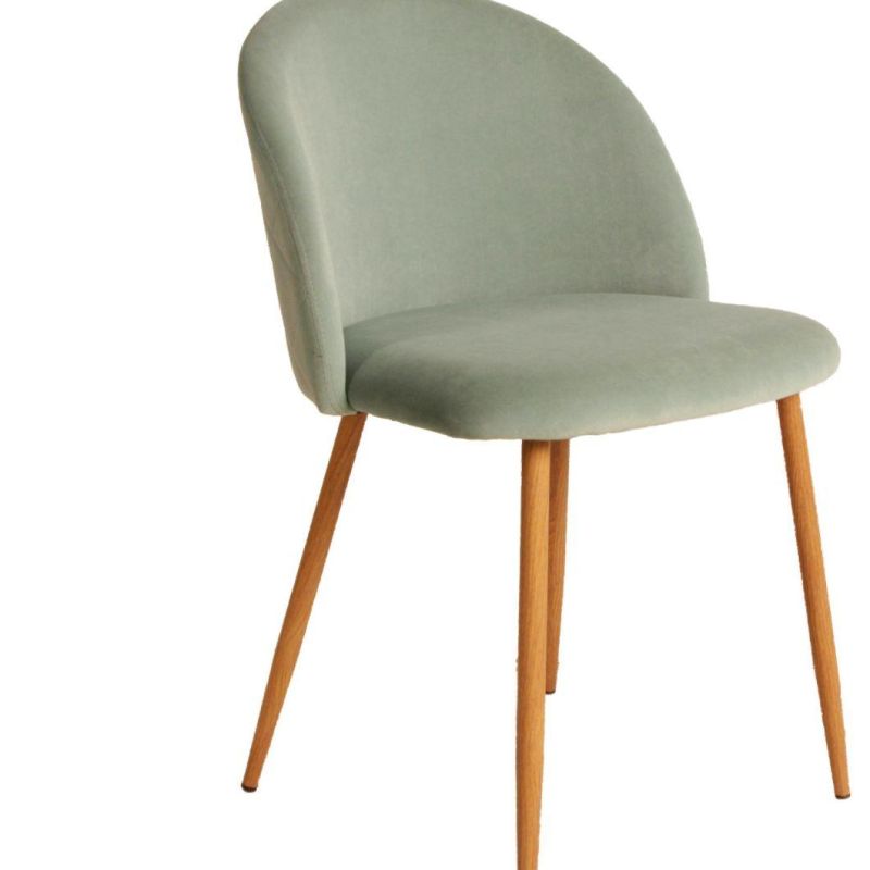 Navy Velvet Soft Cushioned Studded Houesense Dining Chairs Restaurant Chairs Price
