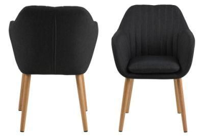 New Design Metal Frame and Fabric Cover Dining Chair for Home Use