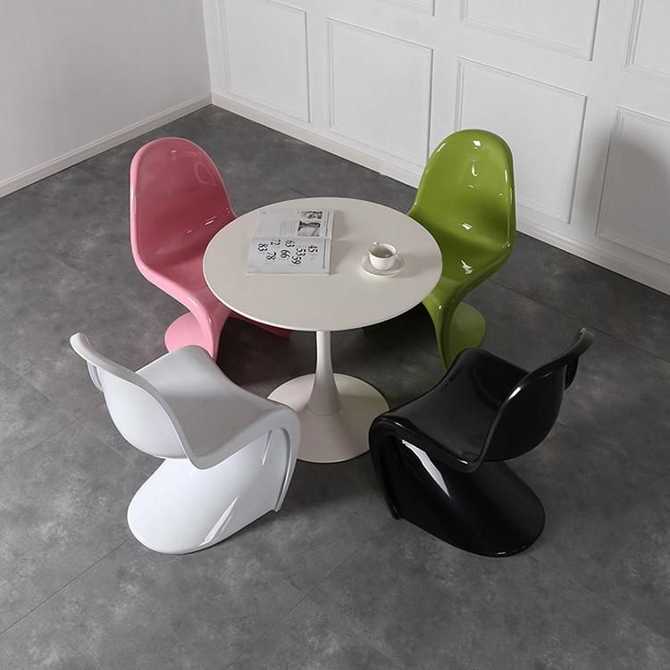 2022 Luxury Modern Chair in Polypropylene Outdoor Restaurant Cafe Plastic Chair Dining Room Set Dinner Chairs