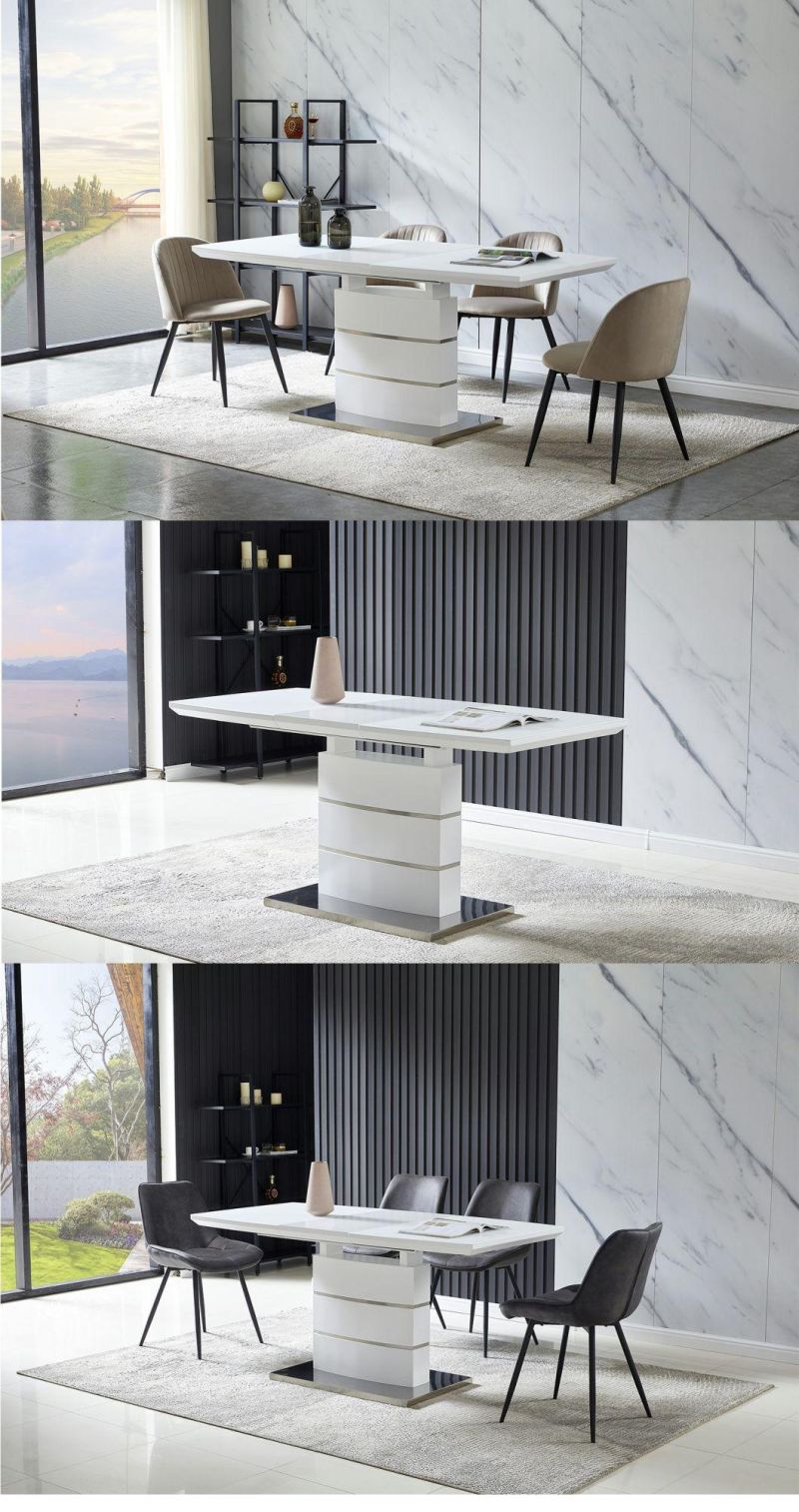 Okayfurniture Dinning Room Sets Extendable Dining Table Designs and Chairs for Dining Room